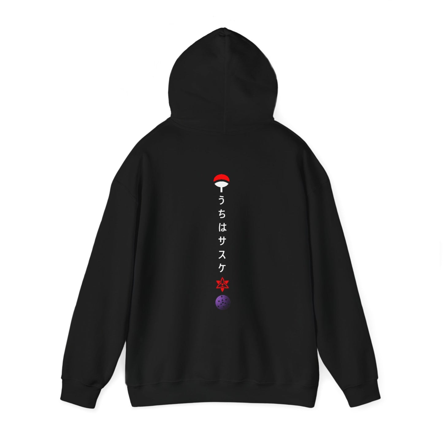 Naruto Sweatshirt - Sasuke Back And Front