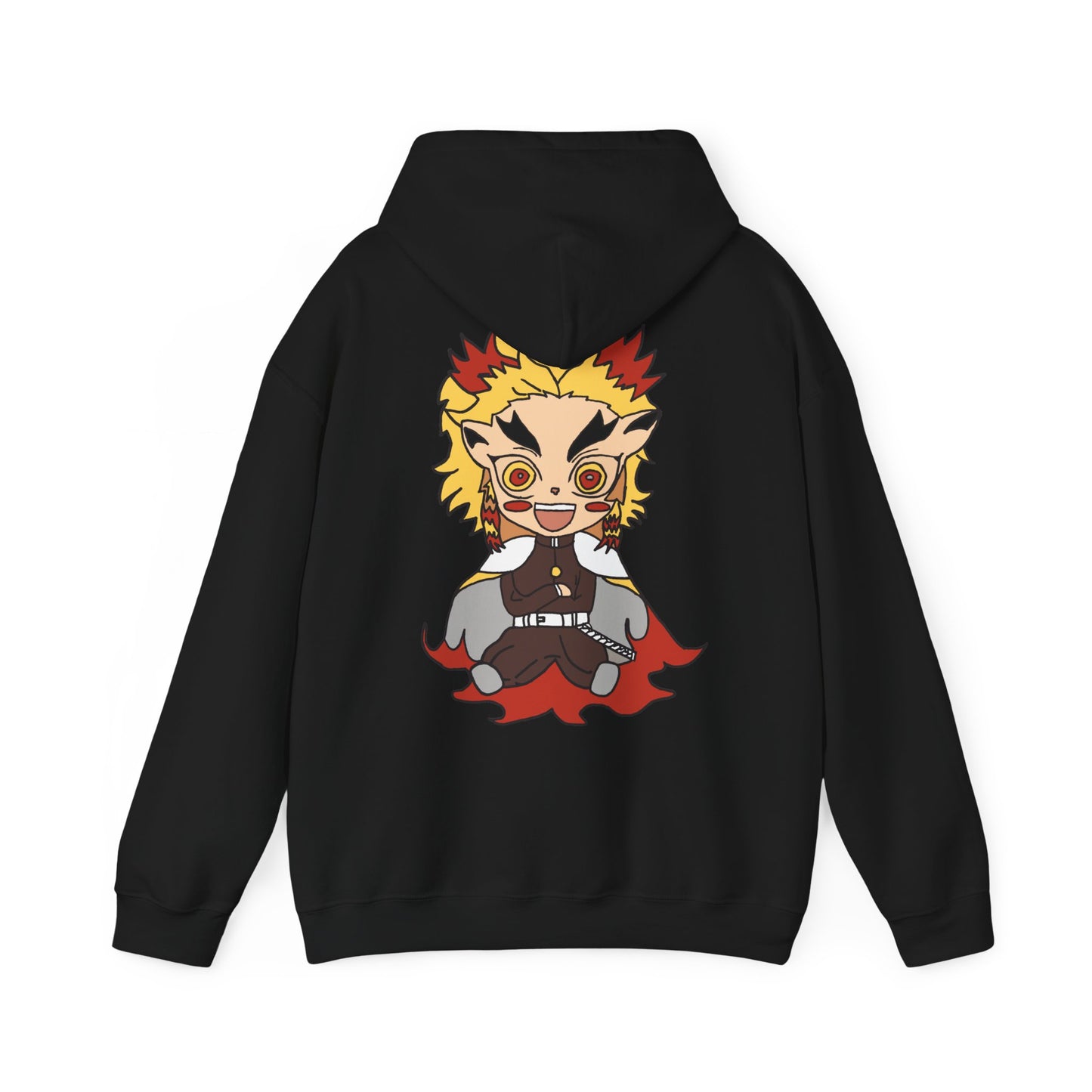 Demon Slayer Hoodie - Rengoku Back And Front