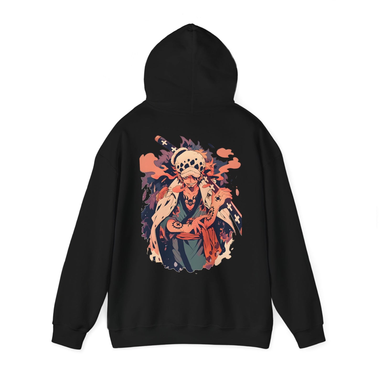 One Piece Hoodie - Trafalgar Back And Front