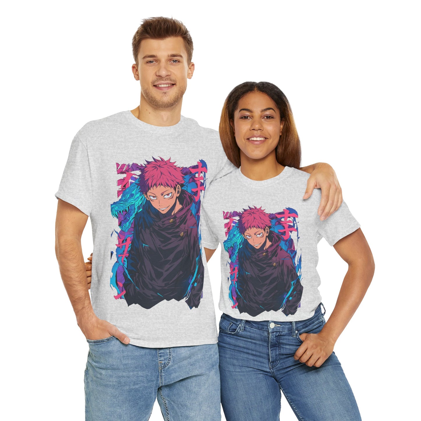 Unisex Heavy Cotton Tee - Jujutsu kaisen