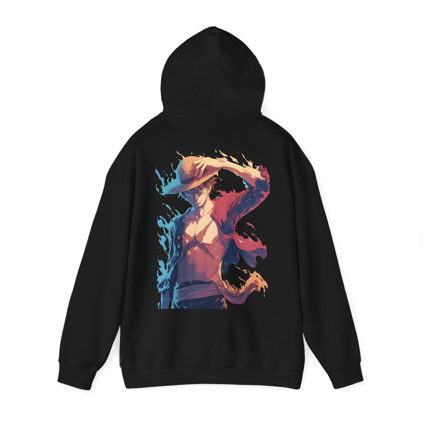 One Piece Hoodie - Luffy Back And Front