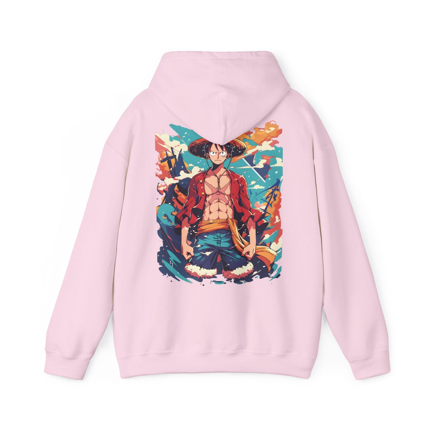 One Piece Hoodie - Luffy Back And Front