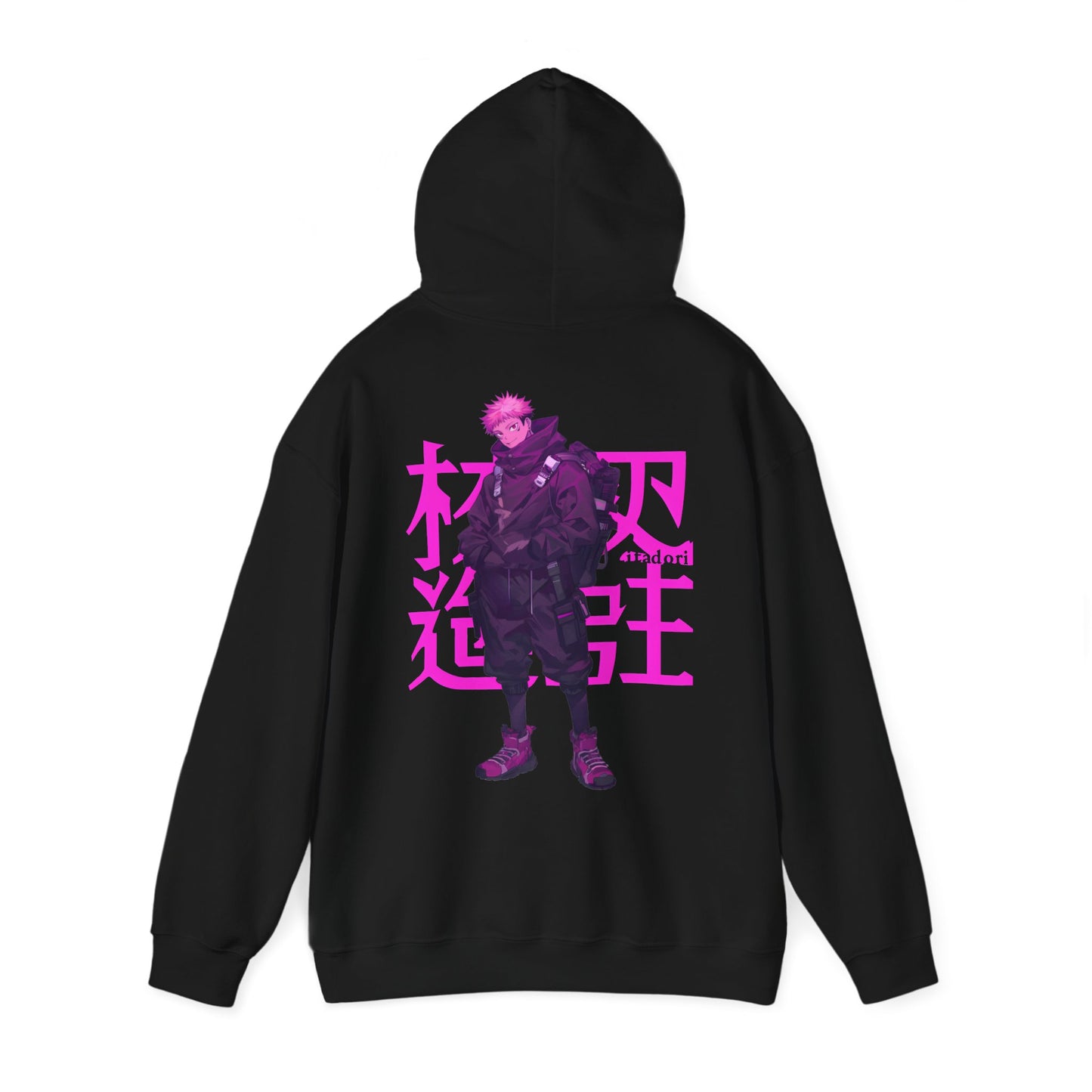 Jujutsu kaisen Hoodie - ItadoriYuji Back and Front