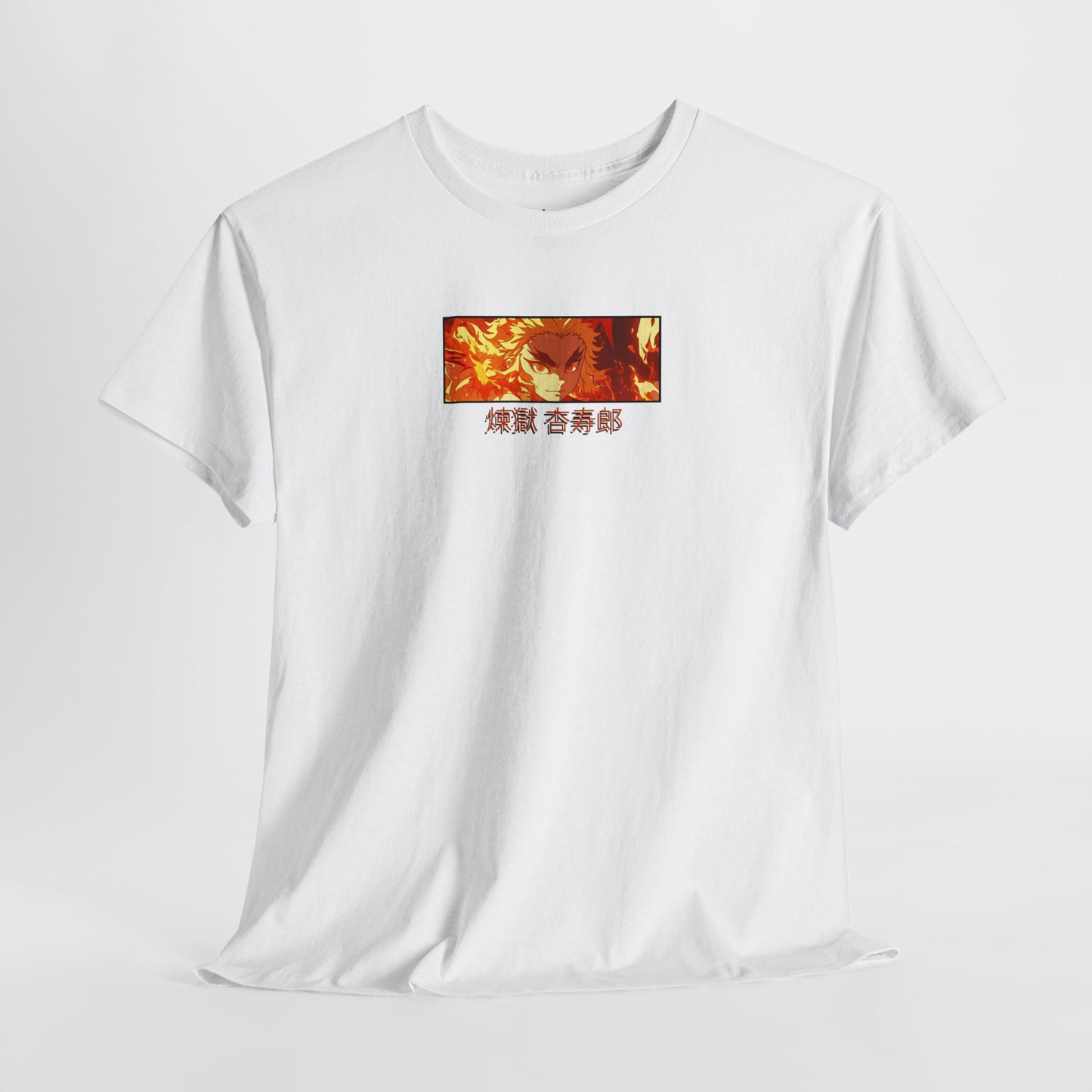 Demon Slayer T-Shirt - Rengoku Back and Front