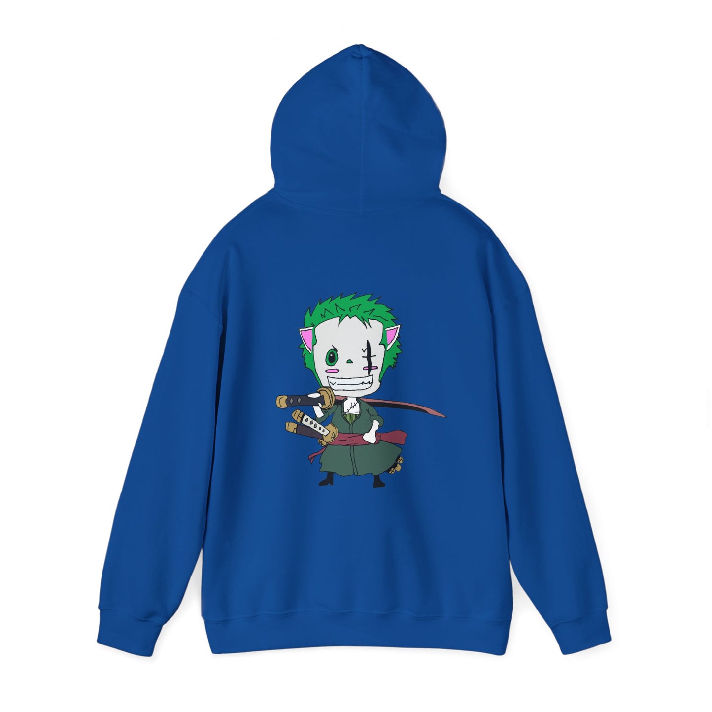 One Piece Hoodie - Zoro Back And Front