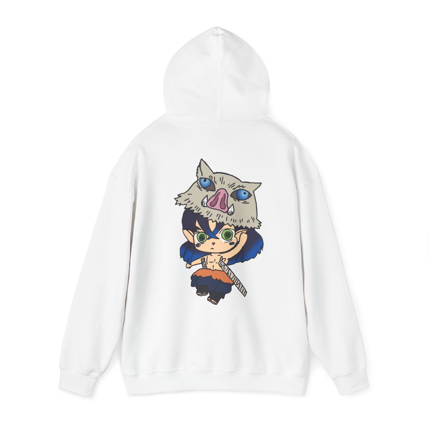 Demon Slayer Hoodie - Inosuke Back And Front