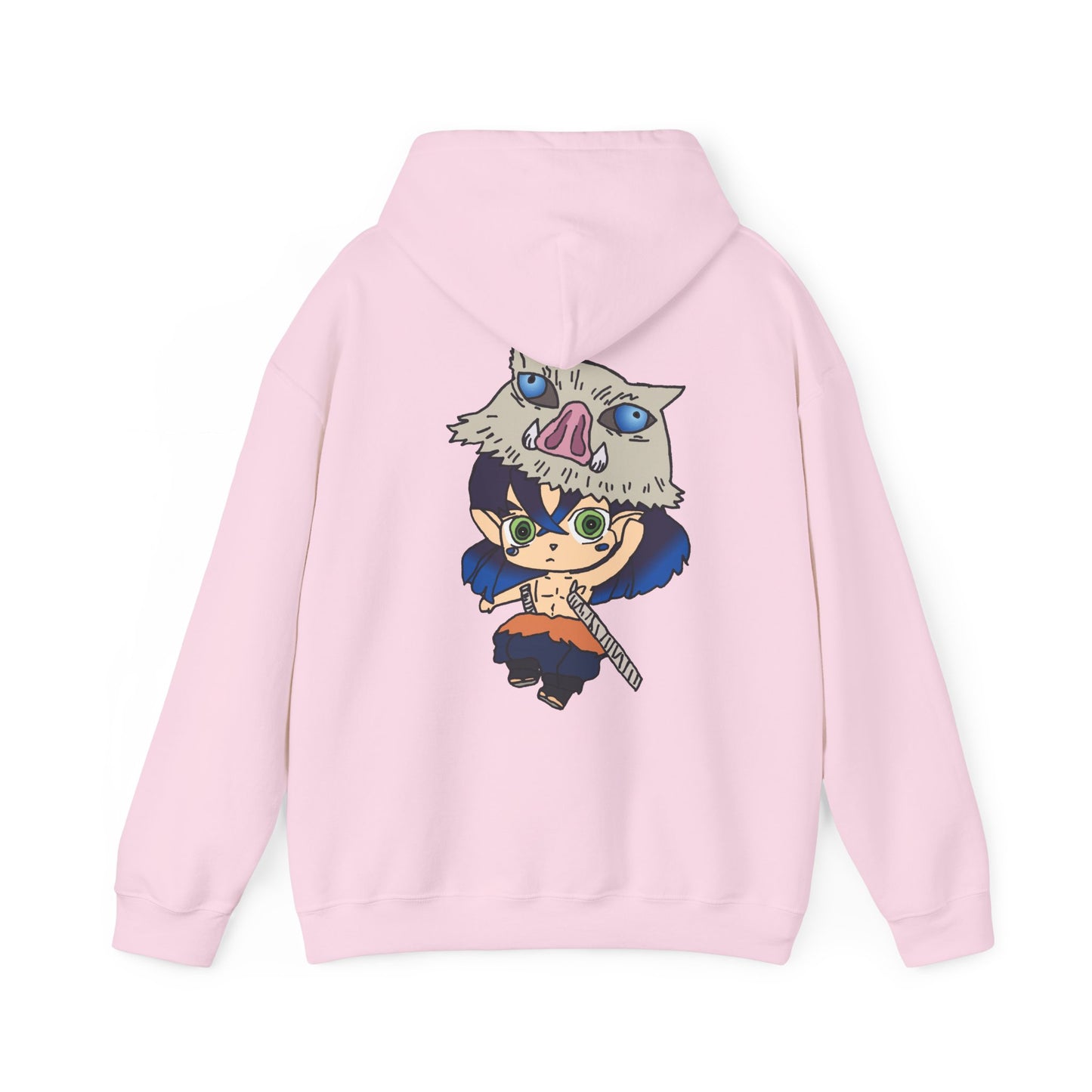 Demon Slayer Hoodie - Inosuke Back And Front