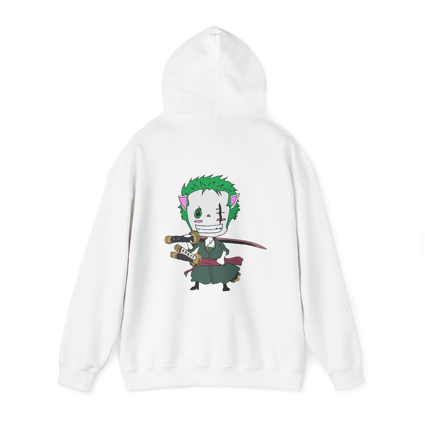 One Piece Hoodie - Zoro Back And Front