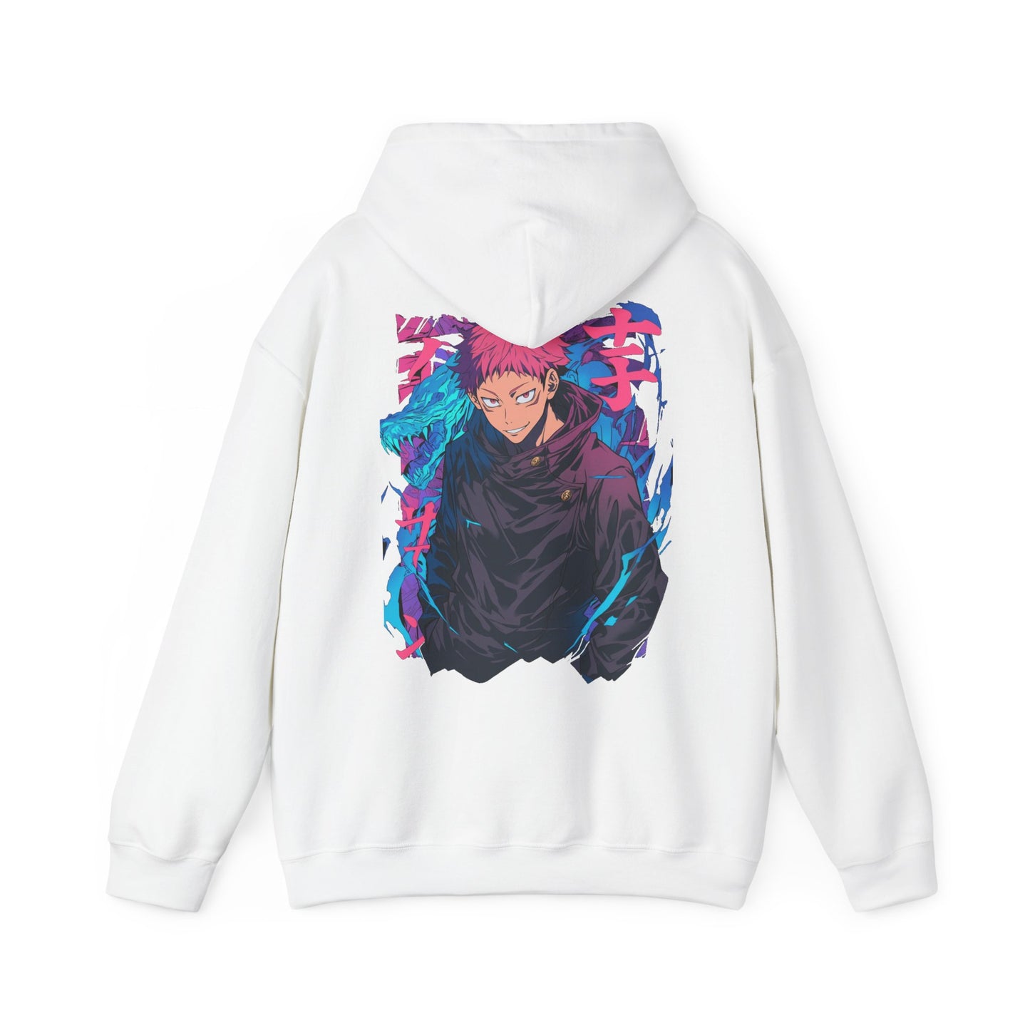 Jujutsu Kaisen Hoodie - Itadori Back And Front