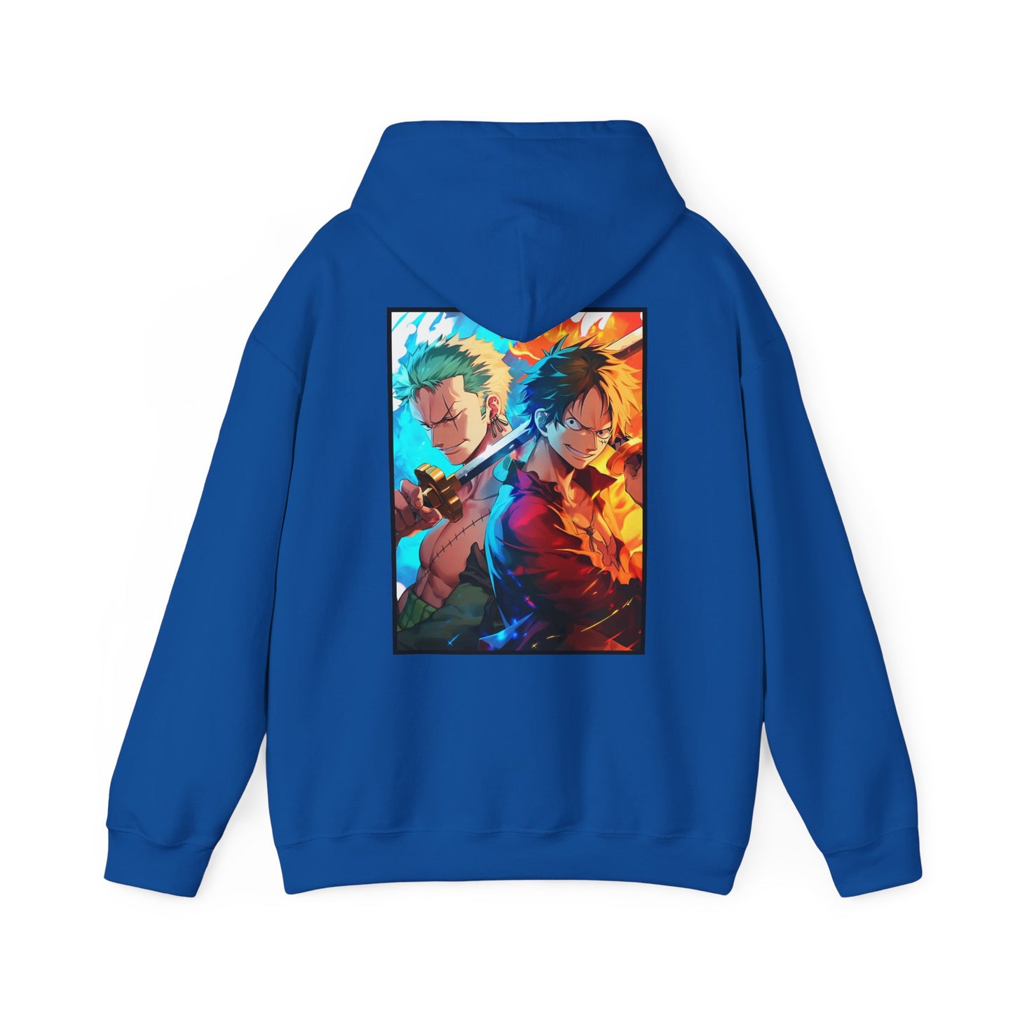 One Piece Hoodie - Zoro And Luffy Back And Front