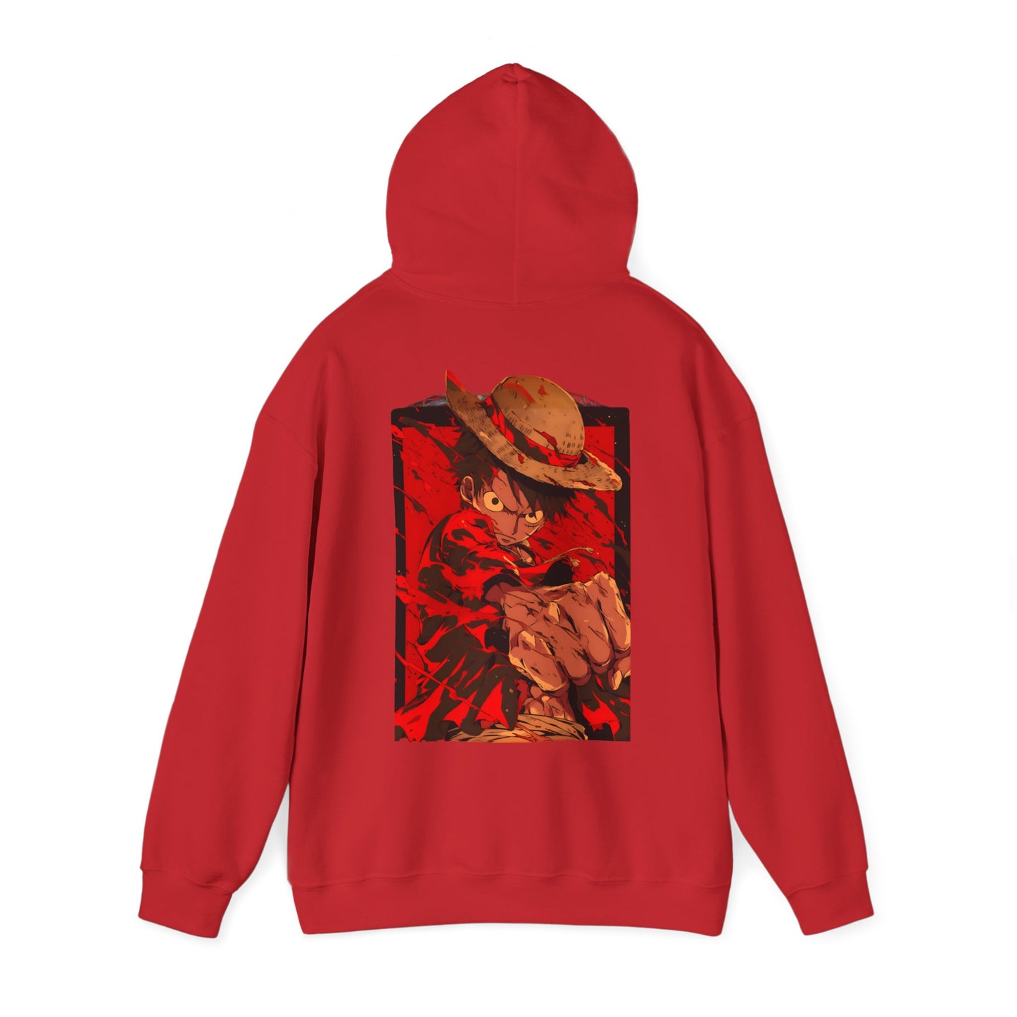 One Piece Hoodie - Luffy Back And Front