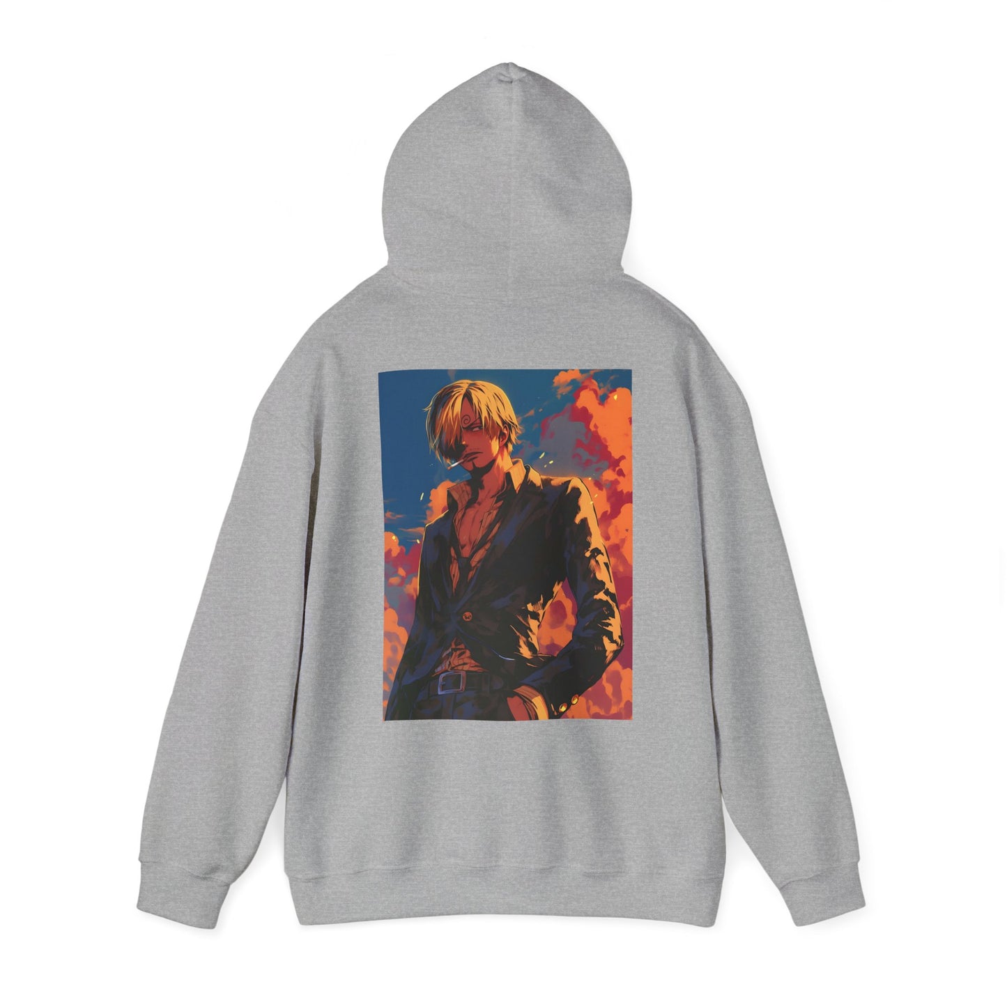 One Piece Hoodie - Sanji Back And Front