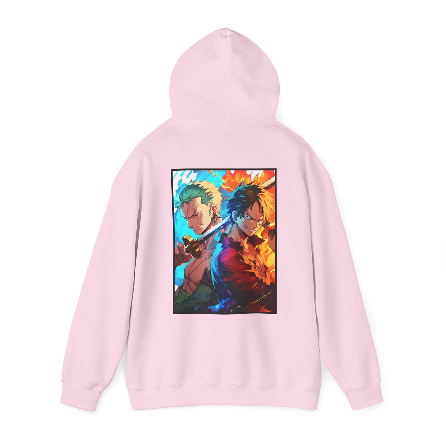 One Piece Hoodie - Zoro And Luffy Back And Front