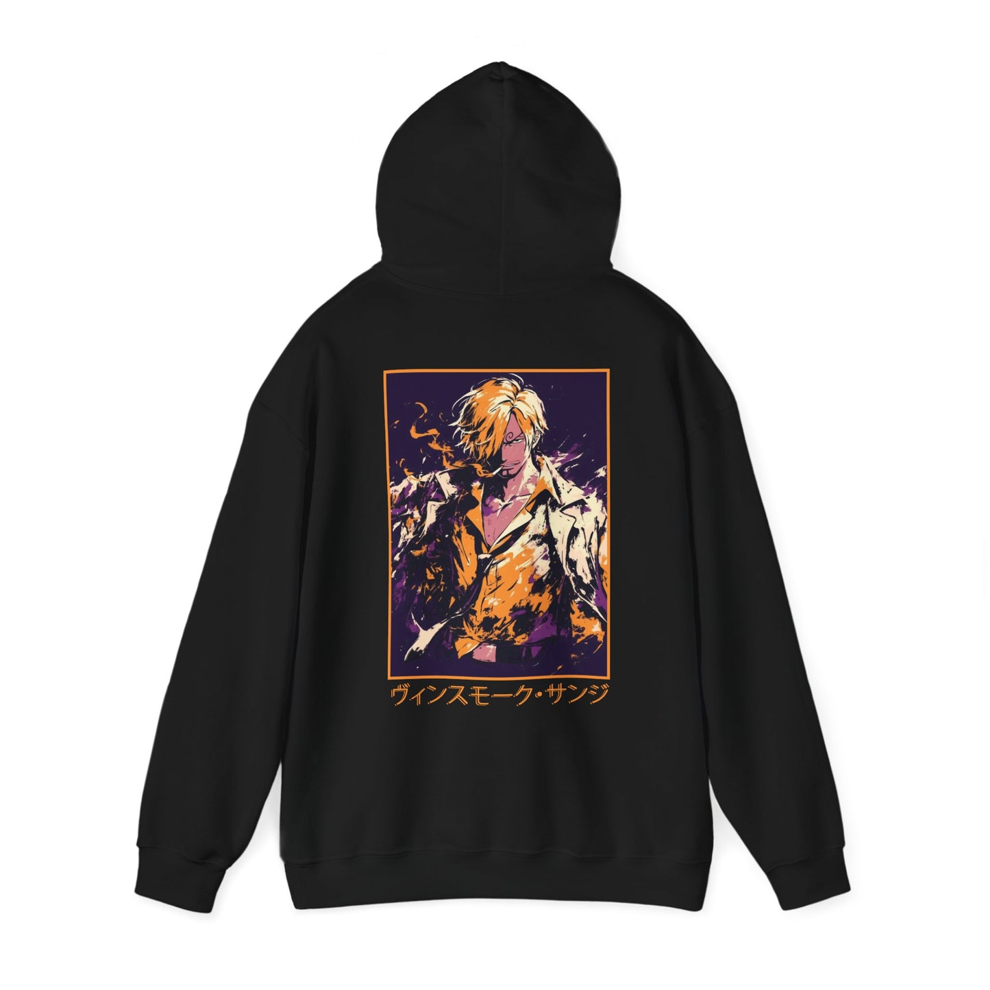 One Piece Hoodie - Sanji Back And Front