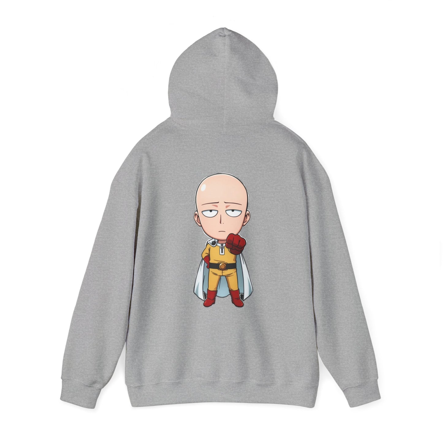 One Punch Man Hoodie - Saitama Back And Front