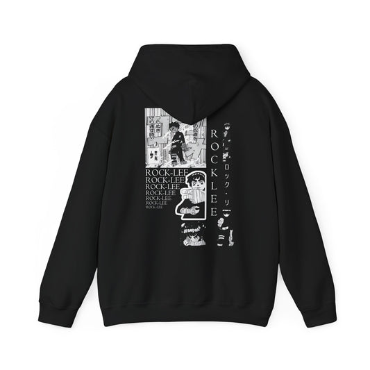 Naruto Hoodie - Rock Lee Back And Front