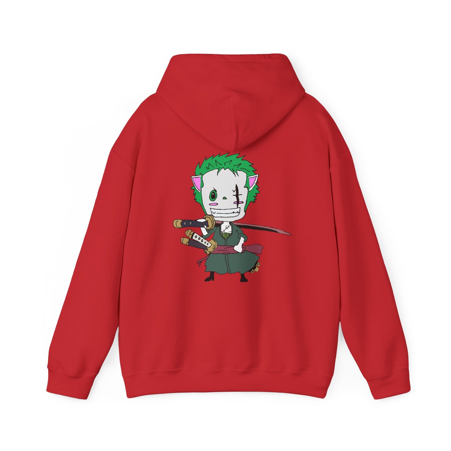 One Piece Hoodie - Zoro Back And Front