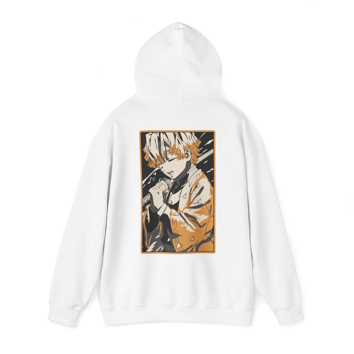 Demon Slayer Hoodie - Zenitsu Back And Front