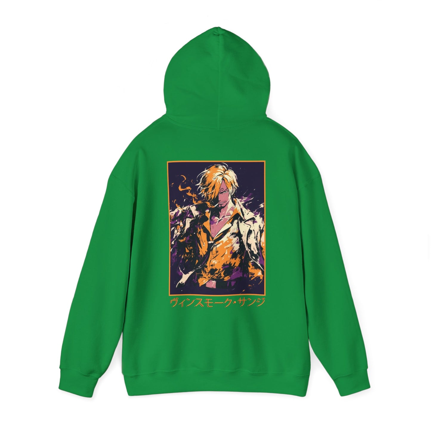 One Piece Hoodie - Sanji Back And Front