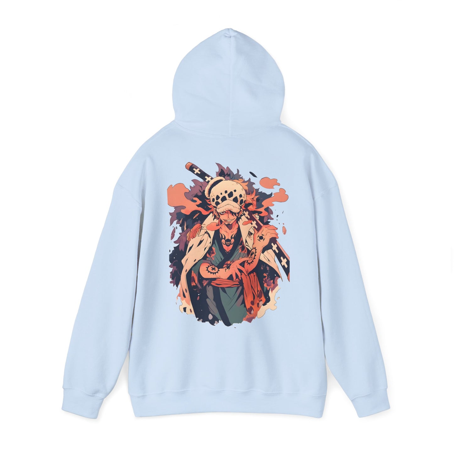 One Piece Hoodie - Trafalgar Back And Front