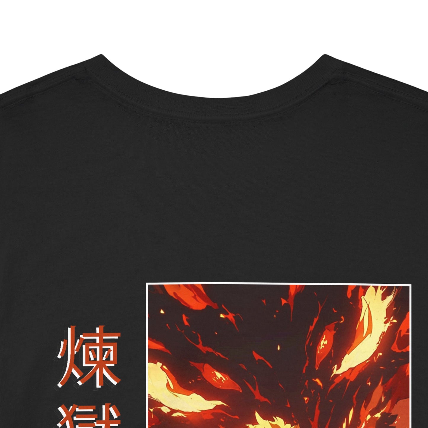 Demon Slayer T-Shirt - Rengoku Back and Front